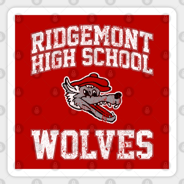Ridgemont High School Wolves Magnet by huckblade